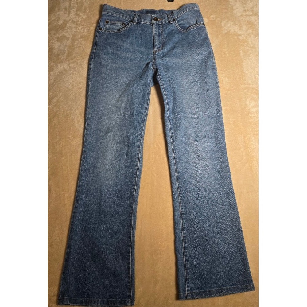 Lauren Jeans Co Ralph 28x29 Lauren Medium Wash Straight Leg Denim Jeans Blue RLL